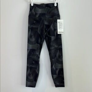 lululemon athletica Charcoal Swirl Leggings